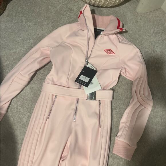NWT Cordova Modena Pink Belted Ski Suit - Picture 1 of 11